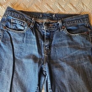 Levi's Blue Boot Cut Jeans Premium Denim